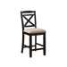 Baywater Counter Height Chair in Black/Beige - 5705BK-24 - FAMSA Furniture (TX)