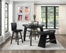 Hillshaw Swivel Pub Height Chair in Brown - 5708-29DB - FAMSA Furniture (TX)