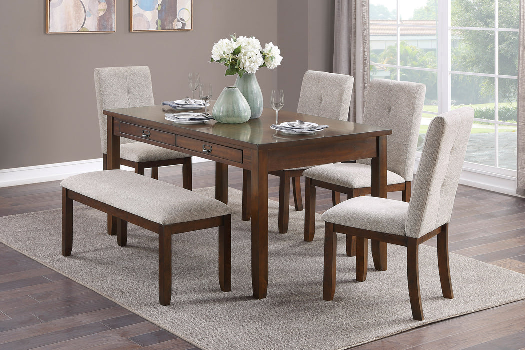 Binghampton Side Chair in Cherry/Gray - 5710S - FAMSA Furniture (TX)