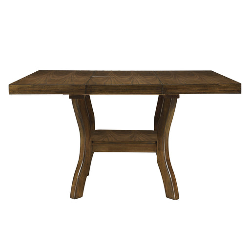 Darla Dining Table w/18" Butterfly Leaf, Mindy Veneer in Brown - 5712-54* - FAMSA Furniture (TX)