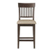 Balin Counter Height Chair, Slat Back in Brown - 5716-24S1 - FAMSA Furniture (TX)