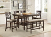 Balin Counter Height Bench in Brown - 5716-24BH - FAMSA Furniture (TX)