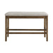 Balin Counter Height Bench in Brown/Oak - 5716RFAK-24BH - FAMSA Furniture (TX)
