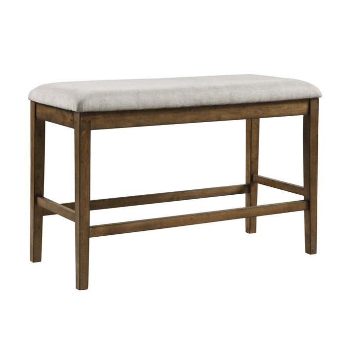 Balin Counter Height Bench in Brown/Oak - 5716RFAK-24BH - FAMSA Furniture (TX)