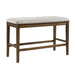 Balin Counter Height Bench in Brown/Oak - 5716RFAK-24BH - FAMSA Furniture (TX)