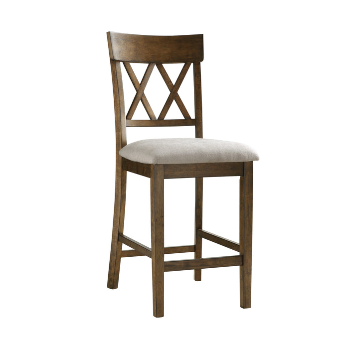 Balin 5pc Set (TB+4S) in Brown/Oak - 5716RFAK-36*5 - FAMSA Furniture (TX)