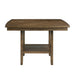 Balin 5pc Set (TB+4S) in Brown/Oak - 5716RFAK-36*5 - FAMSA Furniture (TX)