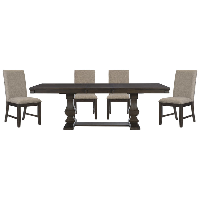 Southlake 5pc Set (TB+4S) in Brown - 5741-94*5 - FAMSA Furniture (TX)