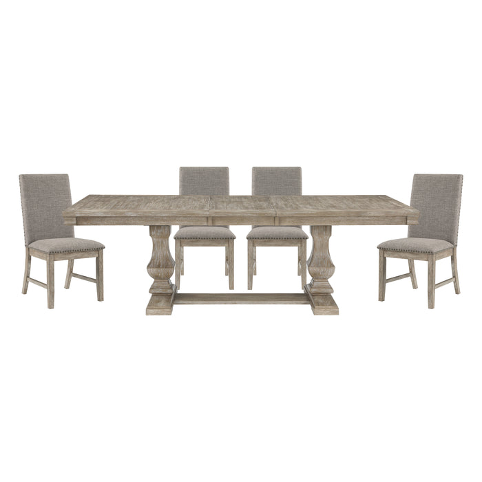 Southlake 5pc Set (TB+4S) in Brown/Gray - 5741NN-94*5 - FAMSA Furniture (TX)