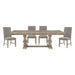 Southlake 5pc Set (TB+4S) in Brown/Gray - 5741NN-94*5 - FAMSA Furniture (TX)