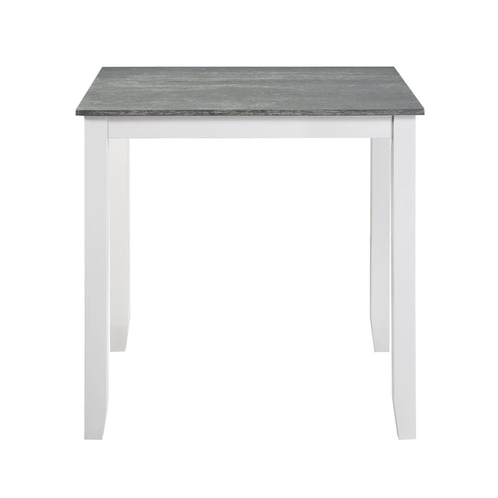 Lowell 5-Piece Pack Counter Height Set in Gray/White - 5744WH-36 - FAMSA Furniture (TX)