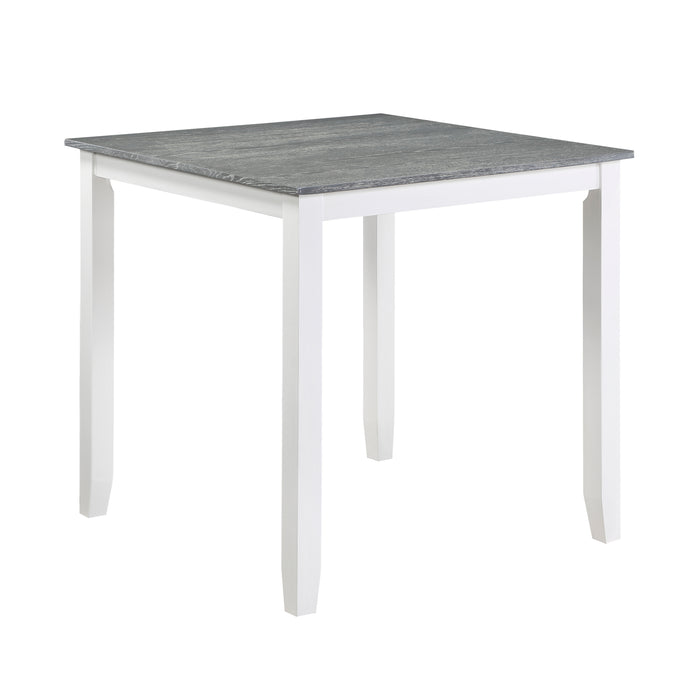 Lowell 5-Piece Pack Counter Height Set in Gray/White - 5744WH-36 - FAMSA Furniture (TX)