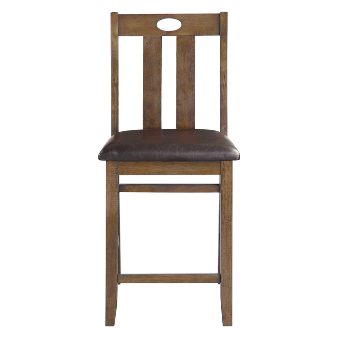 Weston 5-Piece Pack Counter Height Set in Brown - 5746-36 - FAMSA Furniture (TX)