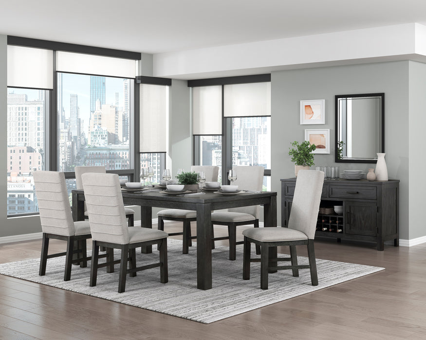 Orem Side Chair in Black/Gray - 5759S - FAMSA Furniture (TX)