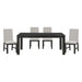Orem 5pc Set (TB+4S) in Black/Gray - 5759-72*5 - FAMSA Furniture (TX)