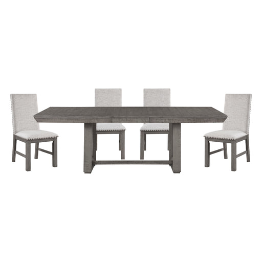 Gresham 5pc Set (TB+4S) in Gray - 5760-90*5 - FAMSA Furniture (TX)