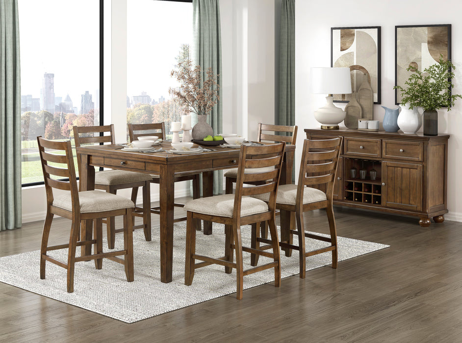 Tigard Counter Height Chair in Cherry - 5761-24 - FAMSA Furniture (TX)