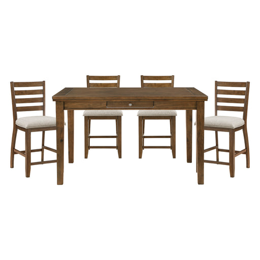 Tigard 5pc Set (TB+4S) in Cherry - 5761-36*5 - FAMSA Furniture (TX)
