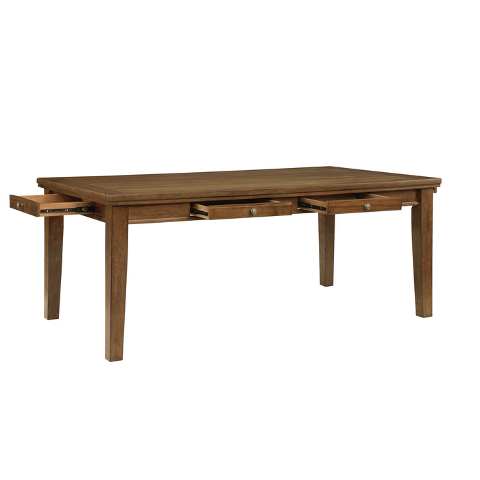 Tigard 5pc Set (TB+4S) in Cherry/Gray - 5761-78*5 - FAMSA Furniture (TX)