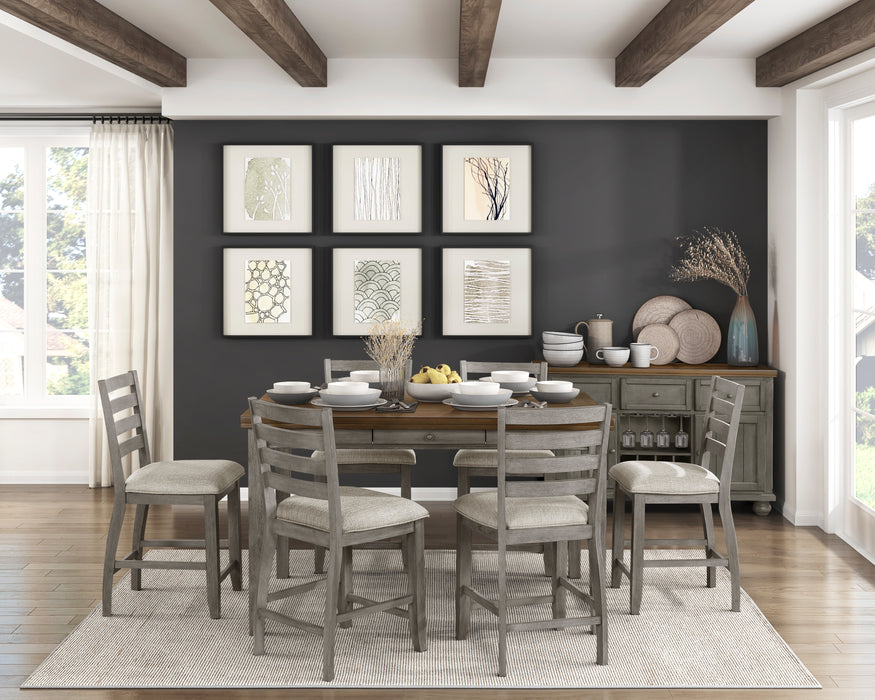 Tigard Counter Height Chair in Gray - 5761GY-24 - FAMSA Furniture (TX)