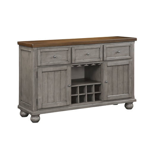 Tigard Server in Cherry/Gray - 5761GY-40 - FAMSA Furniture (TX)