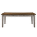 Tigard Dining Table in Cherry/Gray - 5761GY-78 - FAMSA Furniture (TX)