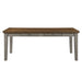 Tigard 5pc Set (TB+4S) in Beige/Cherry/Gray - 5761GY-78*5 - FAMSA Furniture (TX)