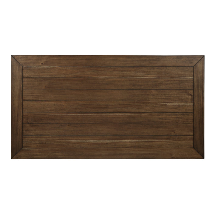 Tigard Dining Table in Cherry/Gray - 5761GY-78 - FAMSA Furniture (TX)