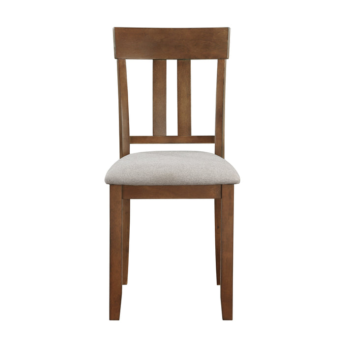 Prineville 7-Piece Pack Dinette Set in Cherry/Beige - 5762 - FAMSA Furniture (TX)