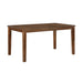 Prineville 7-Piece Pack Dinette Set in Cherry/Beige - 5762 - FAMSA Furniture (TX)