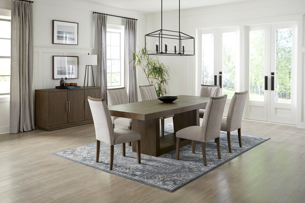 Brookings Side Chair in Brown - 5764S - FAMSA Furniture (TX)