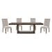 Brookings 5pc Set (TB+4S) in Brown - 5764-96*5 - FAMSA Furniture (TX)