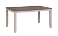 Ithaca Dining Table in Gray/White - 5769W-60 - FAMSA Furniture (TX)