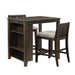 Daye 3-Piece Pack Counter Height Set in Cherry/Brown - 5773DC-32 - FAMSA Furniture (TX)
