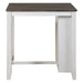 Daye 3-Piece Pack Counter Height Set in Cherry/White/Gray - 5773WH-32 - FAMSA Furniture (TX)