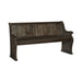 Gloversville Bench with Arms in Brown - 5799-14A - FAMSA Furniture (TX)