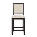 Asher Counter Height Chair in Black/Beige - 5800BK-24 - FAMSA Furniture (TX)