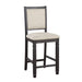 Asher Counter Height Chair in Black/Beige - 5800BK-24 - FAMSA Furniture (TX)