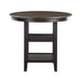Asher 5pc Set (TB+4S) in Black/Brown/Beige - 5800BK-36*5 - FAMSA Furniture (TX)