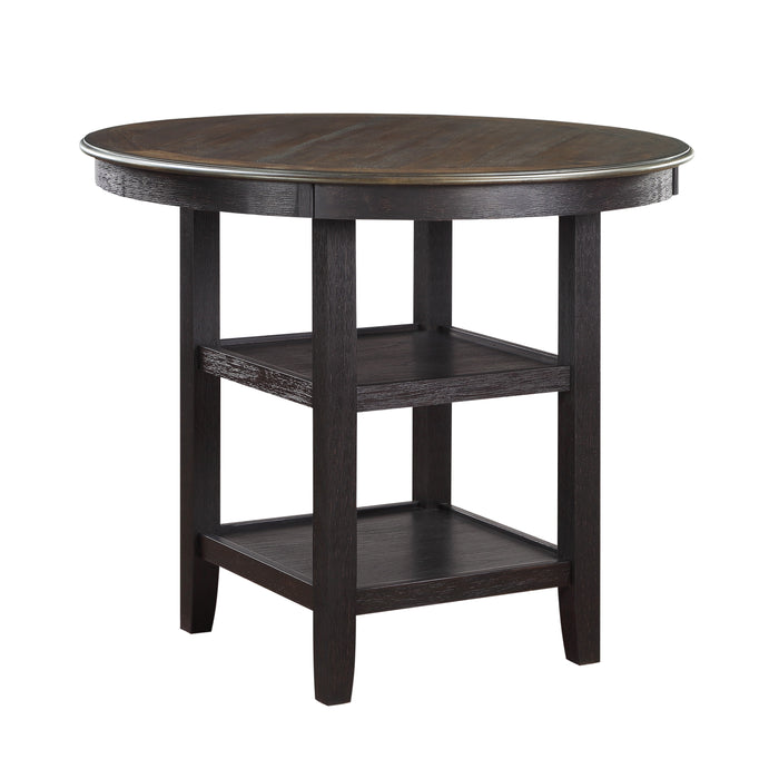 Asher 5pc Set (TB+4S) in Black/Brown/Beige - 5800BK-36*5 - FAMSA Furniture (TX)