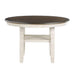Asher 5pc Set (TB+4S) in Brown/White/Beige - 5800WH-48RD*5 - FAMSA Furniture (TX)