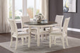 Asher Side Chair in White/Beige - 5800WHS - FAMSA Furniture (TX)