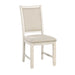 Asher Side Chair in White/Beige - 5800WHS - FAMSA Furniture (TX)