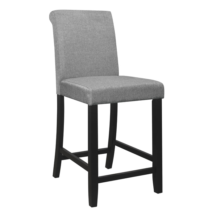 Adina Counter Height Chair in Black/Gray - 5801-24 - FAMSA Furniture (TX)