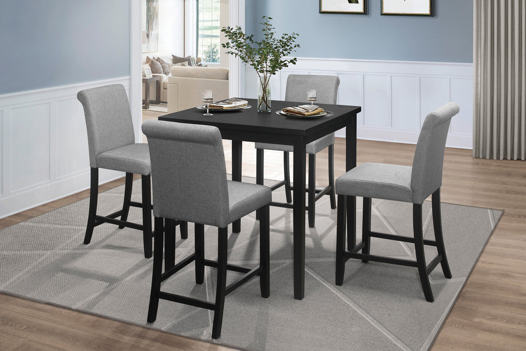 Adina Counter Height Chair in Black/Gray - 5801-24 - FAMSA Furniture (TX)