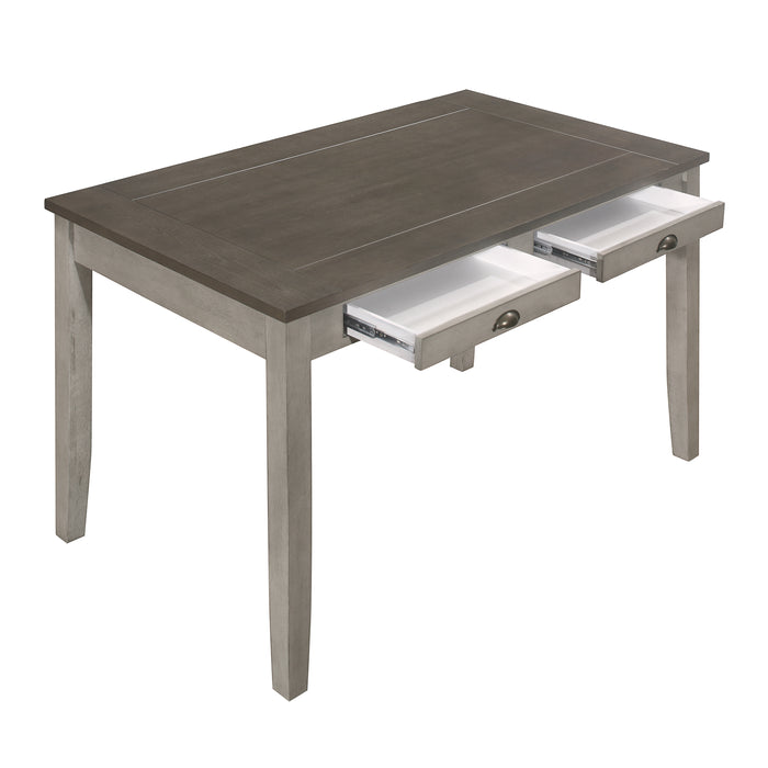 Brightleaf 5pc Set (TB+4S) in Brown/Gray - 5803RF-36*5 - FAMSA Furniture (TX)