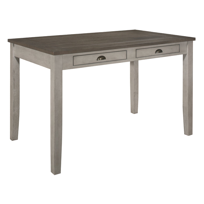 Brightleaf 5pc Set (TB+4S) in Brown/Gray - 5803RF-36*5 - FAMSA Furniture (TX)