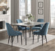 Keene Dining Table in Gray/Metal - 5817-60 - FAMSA Furniture (TX)