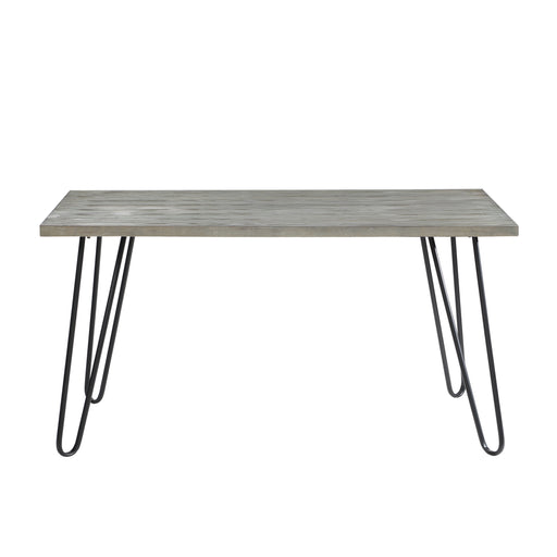 Keene Dining Table in Gray/Metal - 5817-60 - FAMSA Furniture (TX)