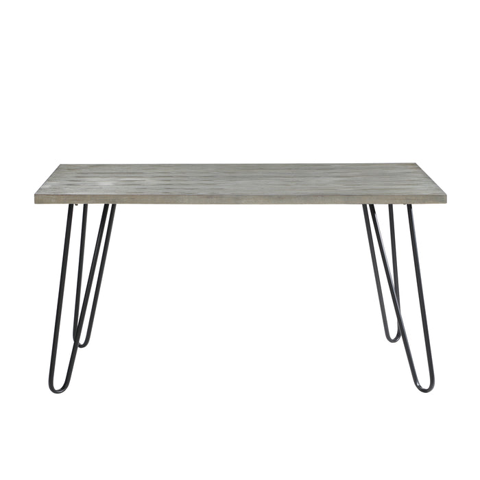 Keene 5pc Set (TB+4S) in Gray/Metal - 5817-60*5GY - FAMSA Furniture (TX)
